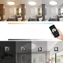 Lampa sufitowa LED plafon LEOEU 20W 29cm regulacja jasności Aplikacja Lampa sufitowa LED plafon LEOEU 20W 29cm regulacja jasności Aplikacja