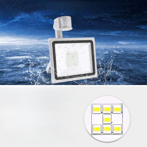 Reflektor zewnętrzny Lampa LED Horypt 100W 6000K 10000lm Wodoodporny IP65 Reflektor zewnętrzny Lampa LED Horypt 100W 6000K 10000lm Wodoodporny IP65