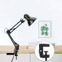 Lampka Biurkowa Szkolna Nocna Lampa Kreślarska Regulowana z uchwytem Lampka Biurkowa Szkolna Nocna Lampa Kreślarska Regulowana z uchwytem