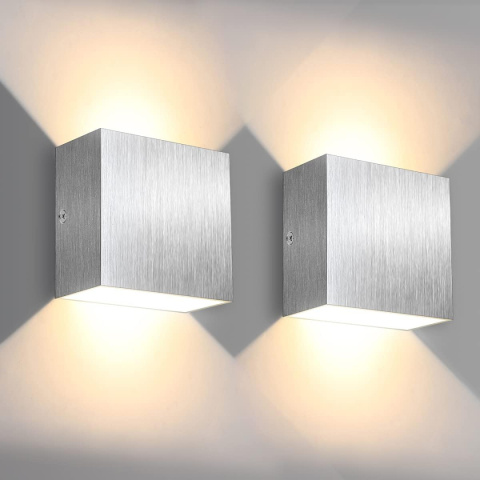 Lampa ścienna salon korytarz kinkiet GÓRA-DÓŁ 2 sztuki 3000K SOLMORA Lampa ścienna salon korytarz kinkiet GÓRA-DÓŁ 2 sztuki 3000K SOLMORA