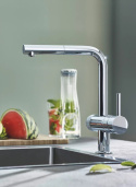 Jednouchwytowa bateria kuchenna GROHE BLUE PURE MINTA 30382000 3000L Jednouchwytowa bateria kuchenna GROHE BLUE PURE MINTA 30382000 3000L