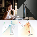 Lampka do komputera monitora czytania LED USB 3 tryby uchwyt regulacja Lampka do komputera monitora czytania LED USB 3 tryby uchwyt regulacja