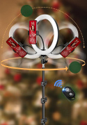 LAMPA PIERŚCIENIOWA LED RING 25cm MAKIJAŻ STATYW UCHWYT NA TELEFON LAMPA PIERŚCIENIOWA LED RING 25cm MAKIJAŻ STATYW UCHWYT NA TELEFON