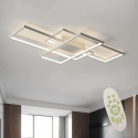 Lampa LED 72W z pilotem 90cm regulacja jasności 2700–6500K sufitowa biały Lampa LED 72W z pilotem 90cm regulacja jasności 2700–6500K sufitowa biały