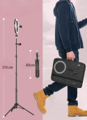 LAMPA PIERŚCIENIOWA LED RING 26cm MAKIJAŻ STATYW UCHWYT NA TELEFON LAMPA PIERŚCIENIOWA LED RING 26cm MAKIJAŻ STATYW UCHWYT NA TELEFON