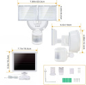 LAMPA SOLARNA OGRODOWA LED 2w1 5000K OSOBNY PANEL CZUJNIK RUCHU ZMIERZCHU LAMPA SOLARNA OGRODOWA LED 2w1 5000K OSOBNY PANEL CZUJNIK RUCHU ZMIERZCHU