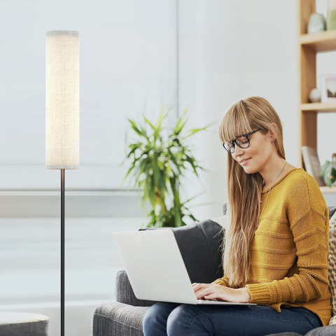 Lampa nocna podłogowa LED Messtoo z abażurem 2800-7000K 800lm 160cm Lampa nocna podłogowa LED Messtoo z abażurem 2800-7000K 800lm 160cm