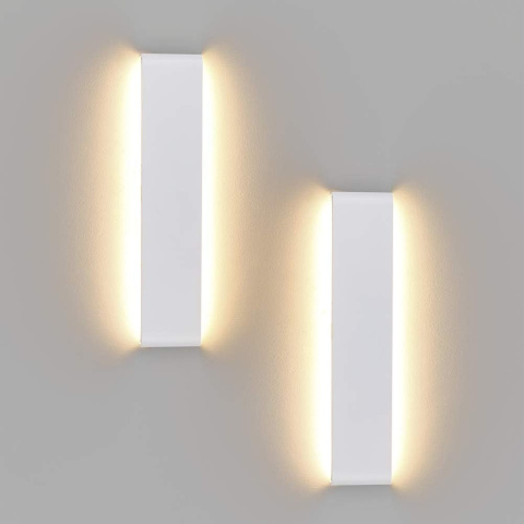 LAMPA ŚCIENNA KINKIET LED ŚWIATŁO ŚCIENNE 3000K 14W 41CM ZESTAW 2 SZT LAMPA ŚCIENNA KINKIET LED ŚWIATŁO ŚCIENNE 3000K 14W 41CM ZESTAW 2 SZT