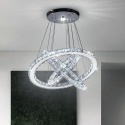 Lampa wisząca żyrandol LED ring 19/29/40cm kryształowa koła 50W biały zimny Lampa wisząca żyrandol LED ring 19/29/40cm kryształowa koła 50W biały zimny