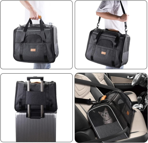 KOJEC TORBA BOX DLA PSA KOTA SKŁADANY LEGOWISKO TRANSPORTER 44x31x34CM KOJEC TORBA BOX DLA PSA KOTA SKŁADANY LEGOWISKO TRANSPORTER 44x31x34CM