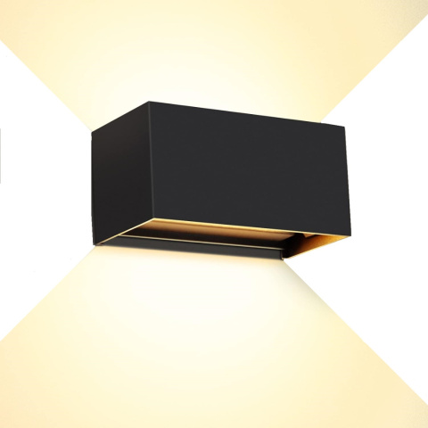 Lampa elewacyjna ścienna LED Kinkiet zewnętrzny ogrodowy GÓRA DÓŁ 1szt Lampa elewacyjna ścienna LED Kinkiet zewnętrzny ogrodowy GÓRA DÓŁ 1szt