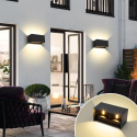 Lampa elewacyjna ścienna LED Kinkiet zewnętrzny ogrodowy GÓRA DÓŁ 1szt Lampa elewacyjna ścienna LED Kinkiet zewnętrzny ogrodowy GÓRA DÓŁ 1szt