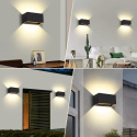Lampa elewacyjna ścienna LED Kinkiet zewnętrzny ogrodowy GÓRA DÓŁ 1szt Lampa elewacyjna ścienna LED Kinkiet zewnętrzny ogrodowy GÓRA DÓŁ 1szt