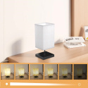 Lampka nocna dotykowa stołowa ściemnialna 2szt żarówki 4x 2700K/5000K Lampka nocna dotykowa stołowa ściemnialna 2szt żarówki 4x 2700K/5000K