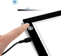 PODŚWIETLANA DESKA KREŚLARSKA TABLICA RYSOWANIA KALKA A4 TABLET PODŚWIETLANA DESKA KREŚLARSKA TABLICA RYSOWANIA KALKA A4 TABLET