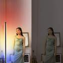 Lampa podłogowa stojąca LED RGB aplikacja pilot SUNITY czarna 156cm Lampa podłogowa stojąca LED RGB aplikacja pilot SUNITY czarna 156cm