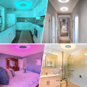 Lampa sufitowa plafon LED Horevo RGB głośnik bluetooth pilot aplikacja 24W Lampa sufitowa plafon LED Horevo RGB głośnik bluetooth pilot aplikacja 24W