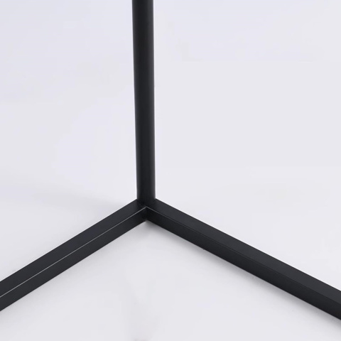 Lampa podłogowa narożna stojąca LED RGB pilot aplikacja czarna 160cm ściemnianie Lampa podłogowa narożna stojąca LED RGB pilot aplikacja czarna 160cm ściemnianie