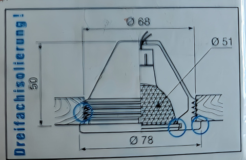 Oprawa punktowa silikonowa Maxi do halogenów LED EINBAURING SILI Oprawa punktowa silikonowa Maxi do halogenów LED EINBAURING SILI