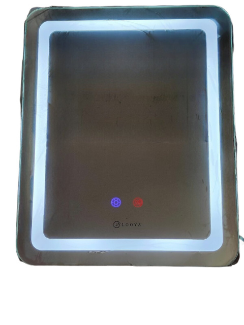 Lustro z regulowanym oświetleniem anty para regulacja led z kablem 50 x 40 cm Lustro z regulowanym oświetleniem anty para regulacja led z kablem 50 x 40 cm