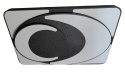 MIWOOHO Lampa sufitowa żyrandol panel LED 72W 65/43 cm MIWOOHO Lampa sufitowa żyrandol panel LED 72W 65/43 cm