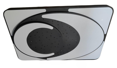 MIWOOHO Lampa sufitowa żyrandol panel LED 72W 65/43 cm MIWOOHO Lampa sufitowa żyrandol panel LED 72W 65/43 cm