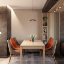MAINEN LAMPA INDUKCYJNA ŻYRANDOL LED ALUMINIUM sterowanie ręką MAINEN LAMPA INDUKCYJNA ŻYRANDOL LED ALUMINIUM sterowanie ręką