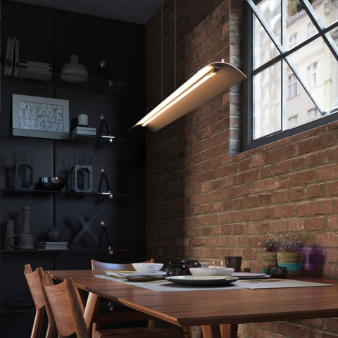 MAINEN LAMPA INDUKCYJNA ŻYRANDOL LED ALUMINIUM sterowanie ręką MAINEN LAMPA INDUKCYJNA ŻYRANDOL LED ALUMINIUM sterowanie ręką