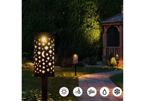 Lampki LED solarne ogrodowe gruntowe wbijane lampy do zawieszenia 6szt Lampki LED solarne ogrodowe gruntowe wbijane lampy do zawieszenia 6szt