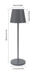 Lampa stołowa LED K-BRIGHT ściemniana + stacja ładująca 3000K 240lm Lampa stołowa LED K-BRIGHT ściemniana + stacja ładująca 3000K 240lm