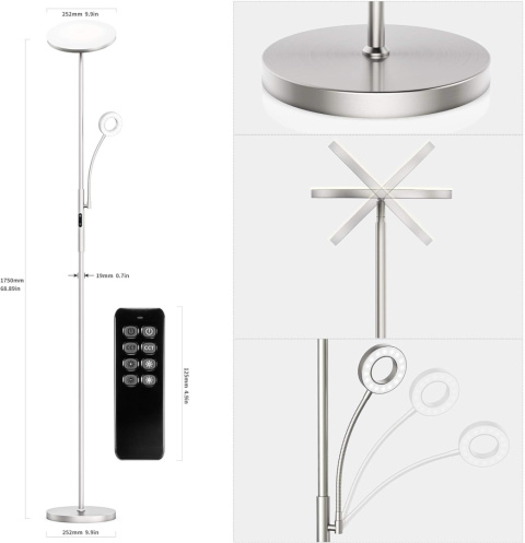 LAMPA PODŁOGOWA LED ANTEN NOWOCZESNA Z PILOTEM DODATKOWE OŚWIETLENIE BOCZNE LAMPA PODŁOGOWA LED ANTEN NOWOCZESNA Z PILOTEM DODATKOWE OŚWIETLENIE BOCZNE
