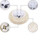 BAMBUSOWA LAMPA SUFITOWA LAMPA WISZĄCA LED 50 CM E27 RĘCZNIE TKANA BAMBUSOWA LAMPA SUFITOWA LAMPA WISZĄCA LED 50 CM E27 RĘCZNIE TKANA