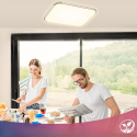 Lampa sufitowa RGB Aufun 48W plafon LED ściemniana pilot 48W 3600-4320LM Lampa sufitowa RGB Aufun 48W plafon LED ściemniana pilot 48W 3600-4320LM