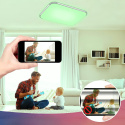 Lampa sufitowa RGB Aufun 48W plafon LED ściemniana pilot 48W 3600-4320LM Lampa sufitowa RGB Aufun 48W plafon LED ściemniana pilot 48W 3600-4320LM