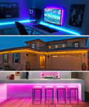 TAŚMA LED 2x5M GOVEE H6106 STEROWANIE KOLORAMI RGB LED STRIP LIGHT PILOT TAŚMA LED 2x5M GOVEE H6106 STEROWANIE KOLORAMI RGB LED STRIP LIGHT PILOT