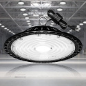 Żyrandol przemysłowy UFO LED czarna warsztatowa 200W lampa sufitowa 5000K Żyrandol przemysłowy UFO LED czarna warsztatowa 200W lampa sufitowa 5000K