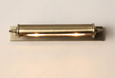Lampa kinkiet łazienkowy LED nad lustro zdjęcia złoty 43cm 2xE14 ścienny Lampa kinkiet łazienkowy LED nad lustro zdjęcia złoty 43cm 2xE14 ścienny
