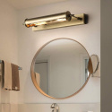 Lampa kinkiet łazienkowy LED nad lustro zdjęcia złoty 43cm 2xE14 ścienny Lampa kinkiet łazienkowy LED nad lustro zdjęcia złoty 43cm 2xE14 ścienny