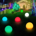 lampa ogrodowa zewnętrzna LED 4 białe kule RGB ściemniane sterowanie pilot lampa ogrodowa zewnętrzna LED 4 białe kule RGB ściemniane sterowanie pilot