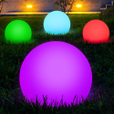 lampa ogrodowa zewnętrzna LED 4 białe kule RGB ściemniane sterowanie pilot lampa ogrodowa zewnętrzna LED 4 białe kule RGB ściemniane sterowanie pilot