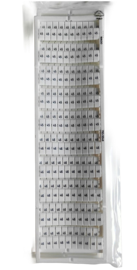 Etykiety nadruk multi WMB WAGO 793-5540 0 karty oznaczeniowe białe 5 szt. Etykiety nadruk multi WMB WAGO 793-5540 0 karty oznaczeniowe białe 5 szt.
