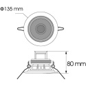 Głośnik do zabudowy Omnitronic CS-4G 6 W 100 V złoty Głośnik do zabudowy Omnitronic CS-4G 6 W 100 V złoty