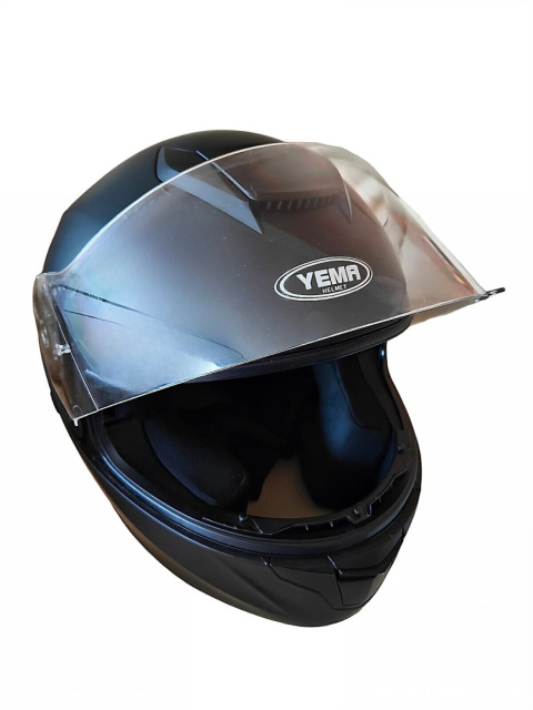 Kask motocyklowy Yema YM-831 rozmiar M czarny mat z szybą quad cross Kask motocyklowy Yema YM-831 rozmiar M czarny mat z szybą quad cross
