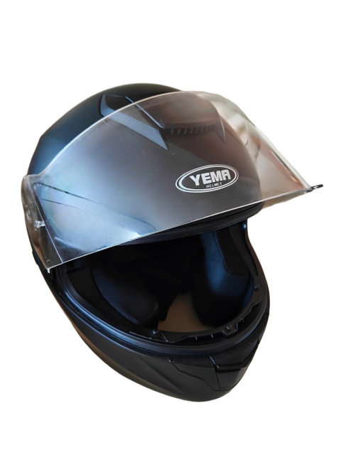 Kask motocyklowy Yema YM-831 rozmiar M czarny mat z szybą quad cross Kask motocyklowy Yema YM-831 rozmiar M czarny mat z szybą quad cross
