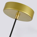 Present LAMPA KLOSZ ŻYRANDOL ZŁOTY METAL SZKLANY KLOSZ Present LAMPA KLOSZ ŻYRANDOL ZŁOTY METAL SZKLANY KLOSZ