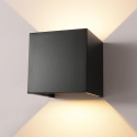 Lampa ścienna salon korytarz kinkiet GÓRA DÓŁ Ciepłe światło 6W Czarne Lampa ścienna salon korytarz kinkiet GÓRA DÓŁ Ciepłe światło 6W Czarne