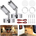Lampa do czytania SUPAREE 12 V do kampera PRZYCZEPY USB 2X KINKIET Lampa do czytania SUPAREE 12 V do kampera PRZYCZEPY USB 2X KINKIET