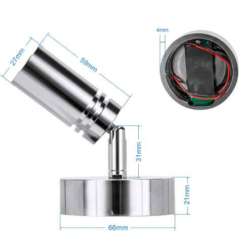 Lampa do czytania SUPAREE 12 V do kampera PRZYCZEPY USB 2X KINKIET Lampa do czytania SUPAREE 12 V do kampera PRZYCZEPY USB 2X KINKIET