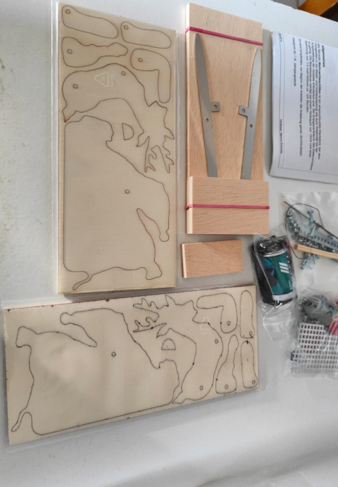 Sanie Mikołaja zestaw do złożenia MODELCRAFT Sanie Mikołaja zestaw do złożenia MODELCRAFT