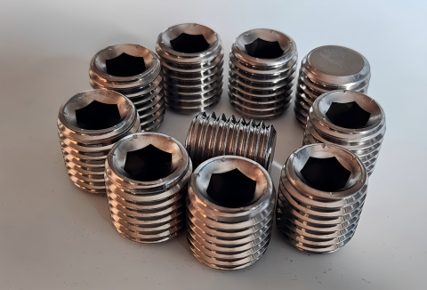 10X Wkręt dociskowy DIN913 M24 x 25mm stal A4 imbus 10 SZT 10X Wkręt dociskowy DIN913 M24 x 25mm stal A4 imbus 10 SZT